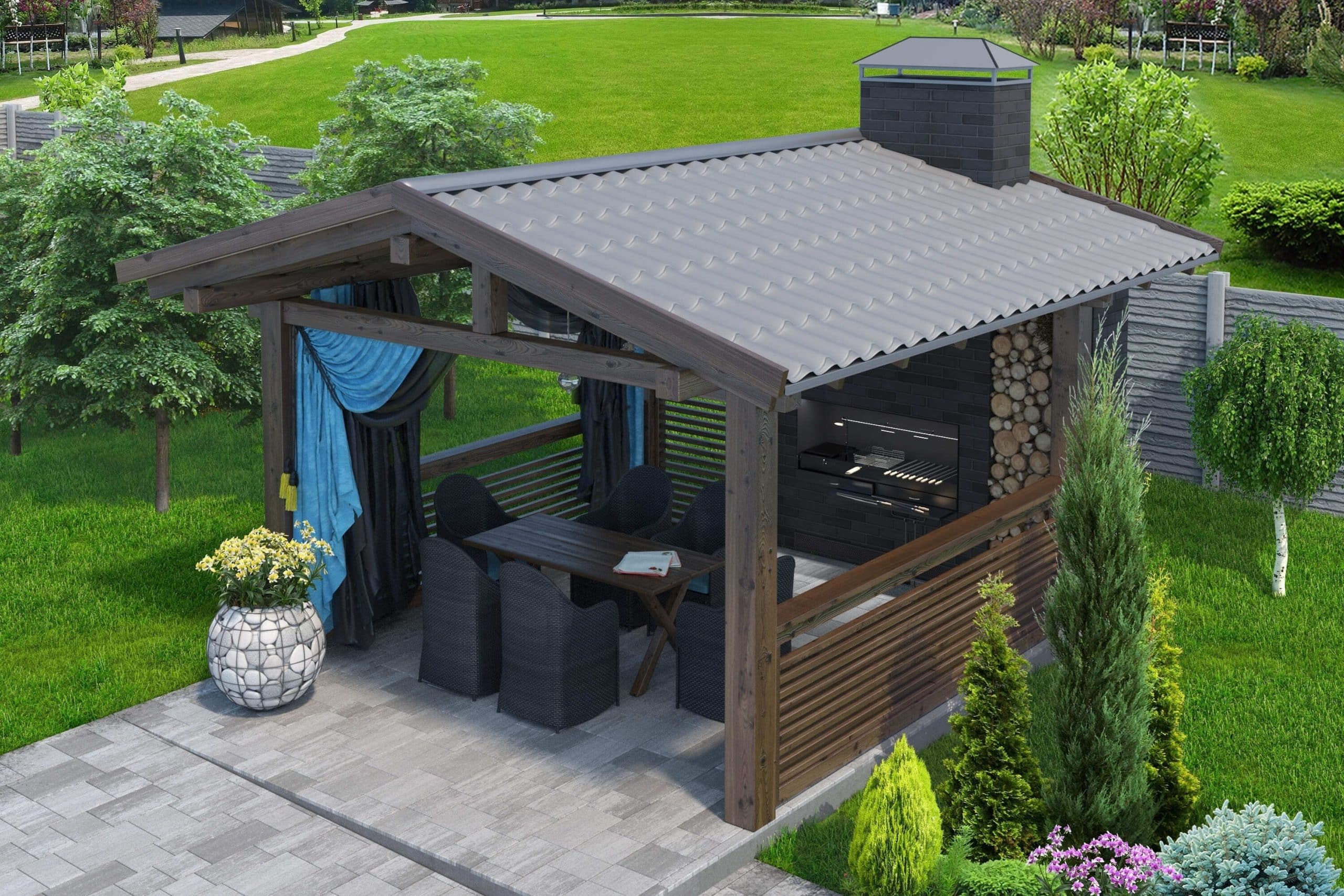 Do Aluminum Patio Covers Make Noise When It Rains