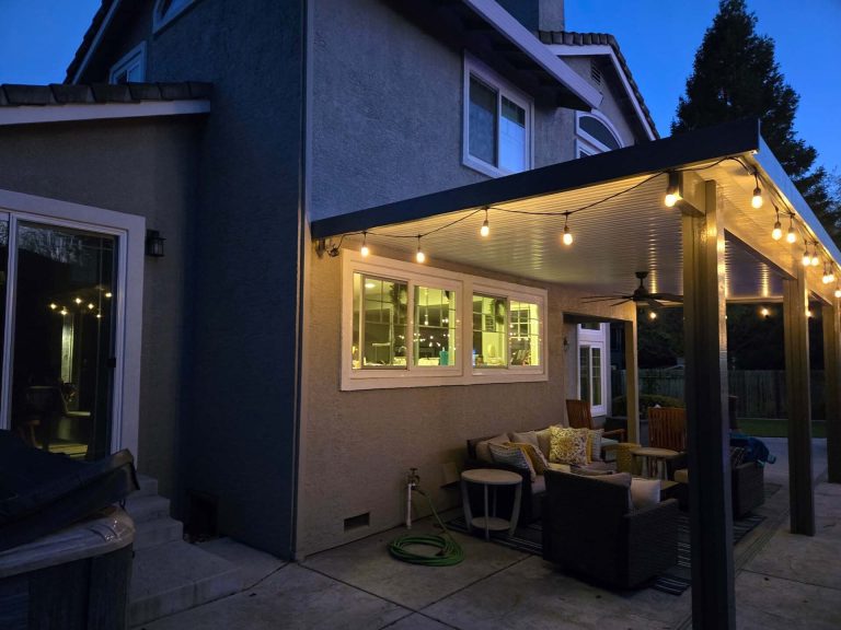 Best Methods for Hanging Lights on Covered Patios